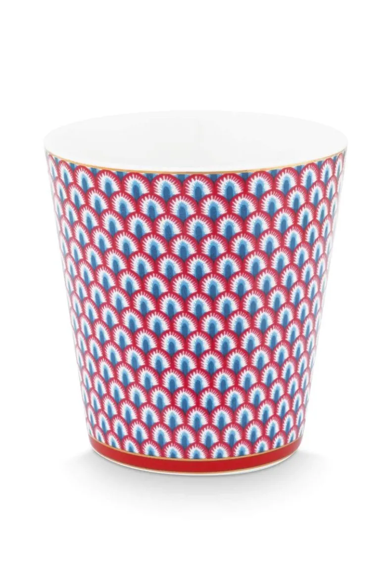 Oriental Flower Festival Set/4 Mokken