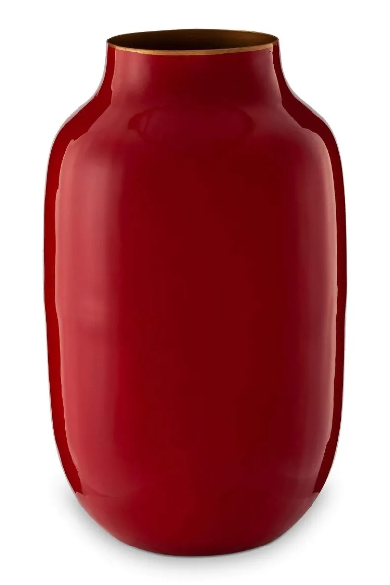 Ovale Vaas Metaal 30 Cm