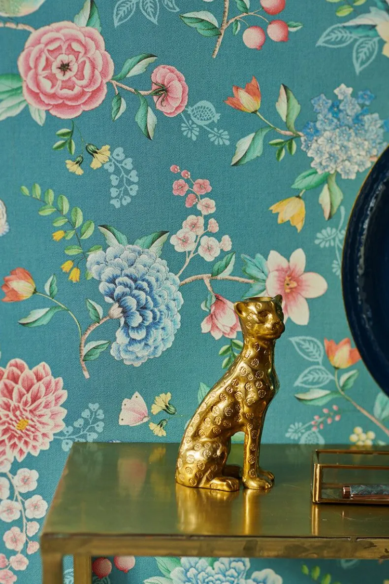 Pip Studio Good Evening Vinylbehang Petrol