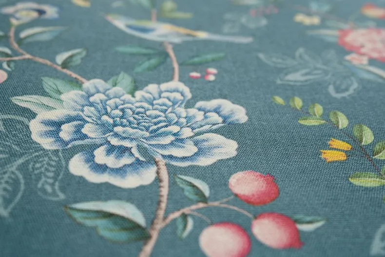 Pip Studio Good Evening Vinylbehang Petrol