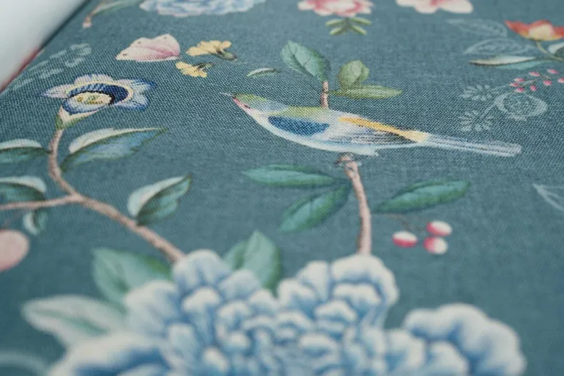 Pip Studio Good Evening Vinylbehang Petrol