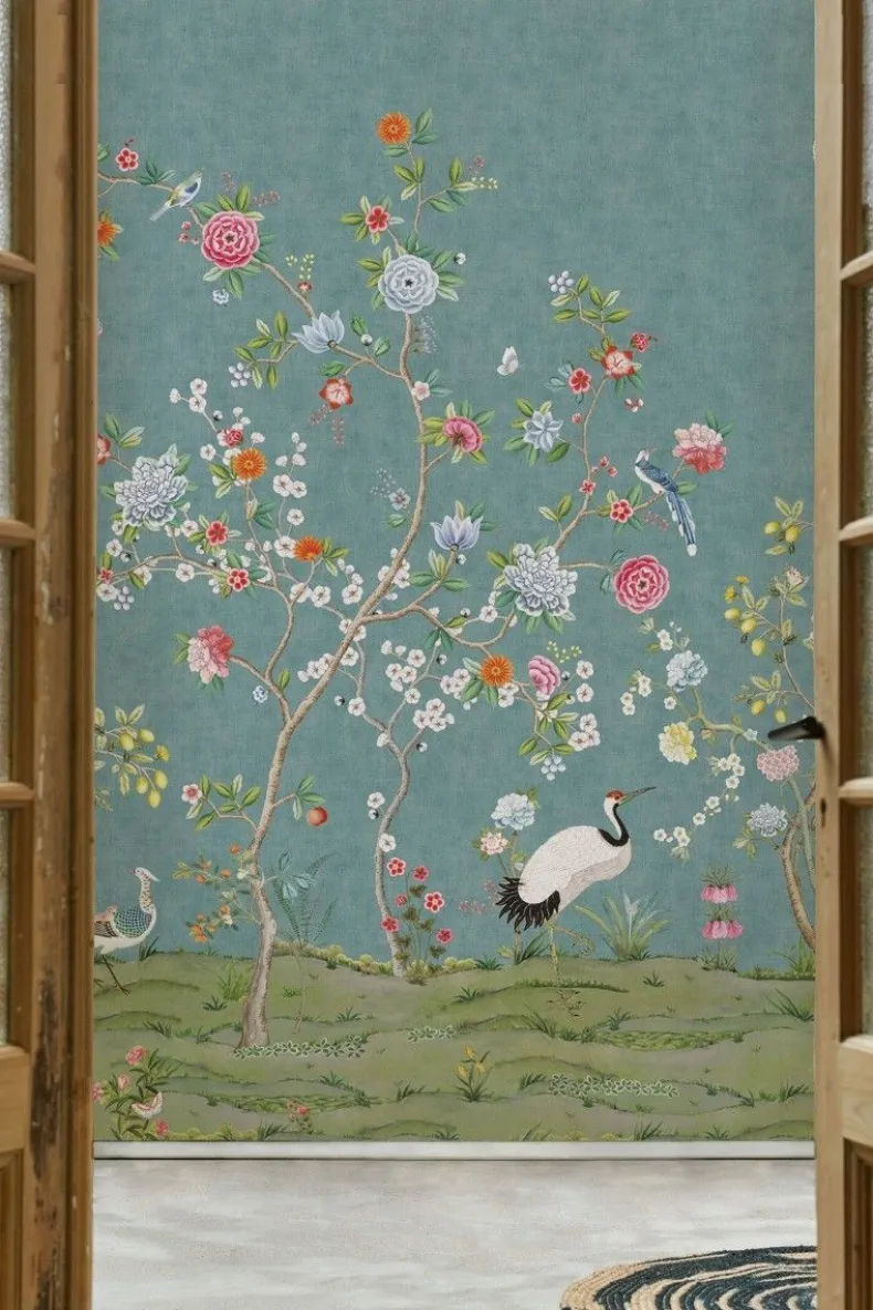 Pip Studio Good Morning Wallpower Donkerblauw