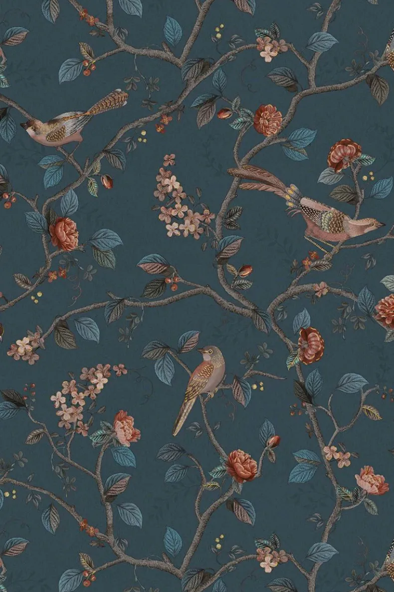 Pip Studio Good Nightingale Vliesbehang Donker