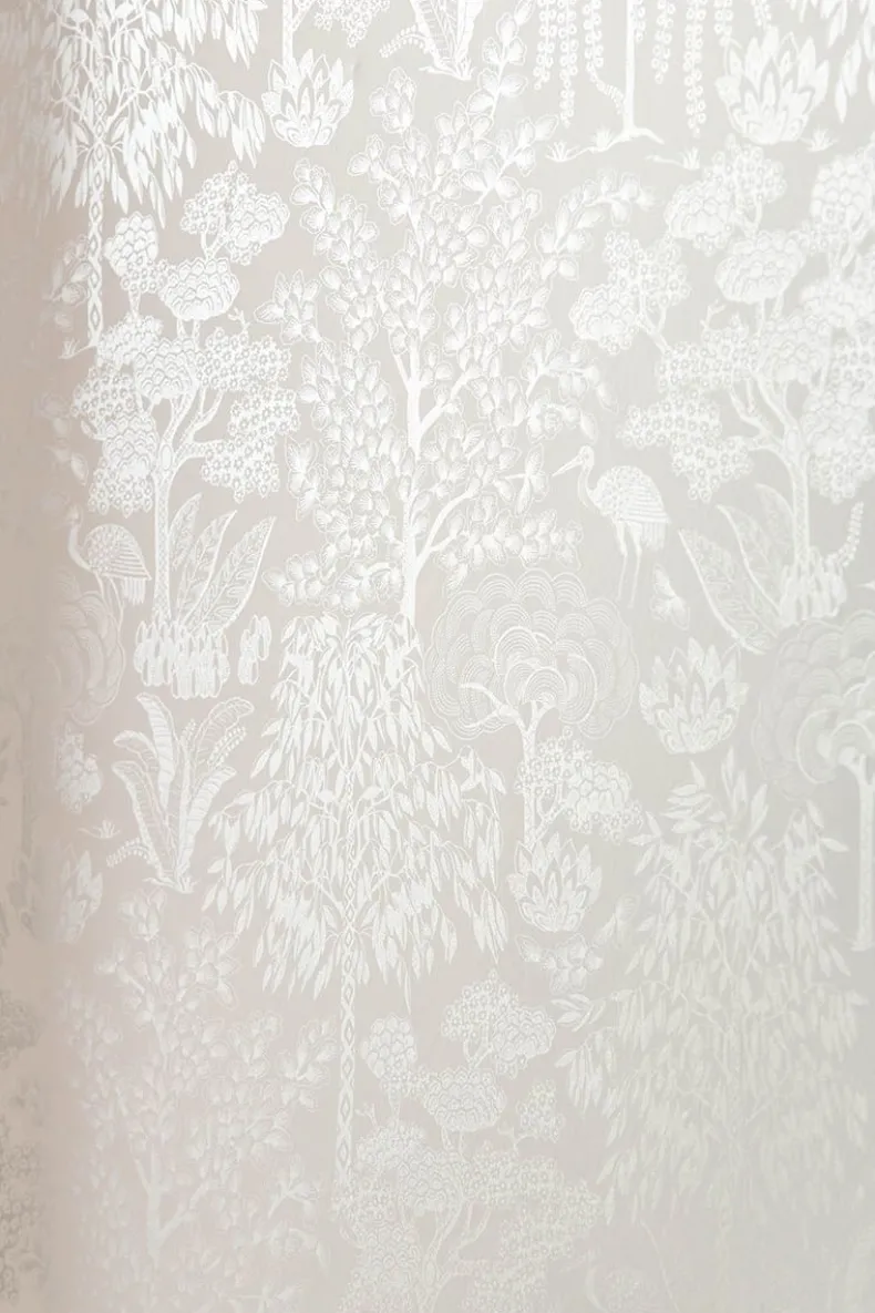 Pip Studio Origami Tree Vliesbehang Gebroken /Zilver