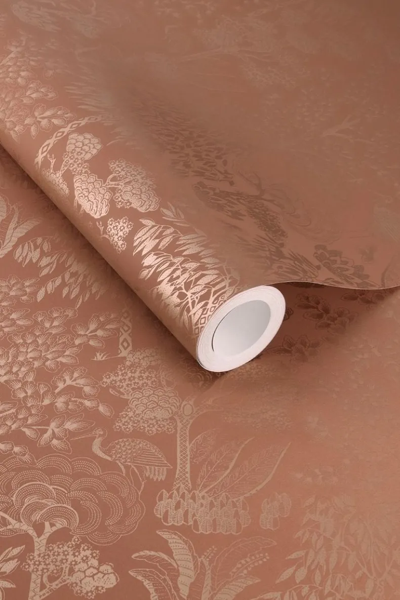 Pip Studio Origami Tree Vliesbehang /Rose Goud