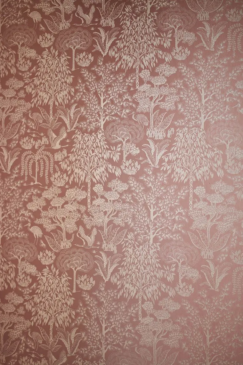 Pip Studio Origami Tree Vliesbehang /Rose Goud