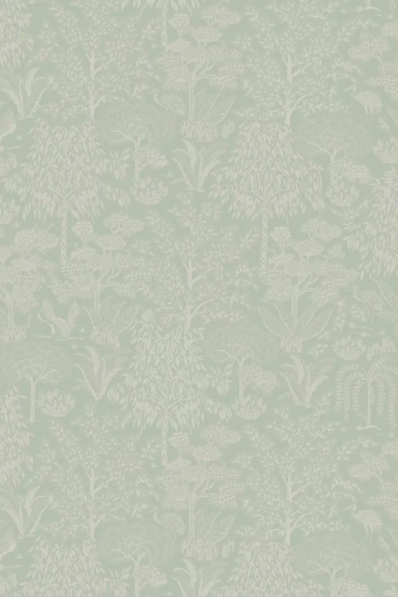 Pip Studio Origami Tree Vliesbehang Licht /Zilver