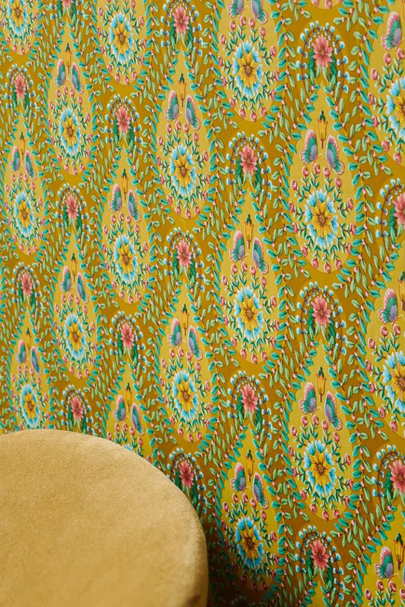 Pip Studio Raindrops Vliesbehang /Oker