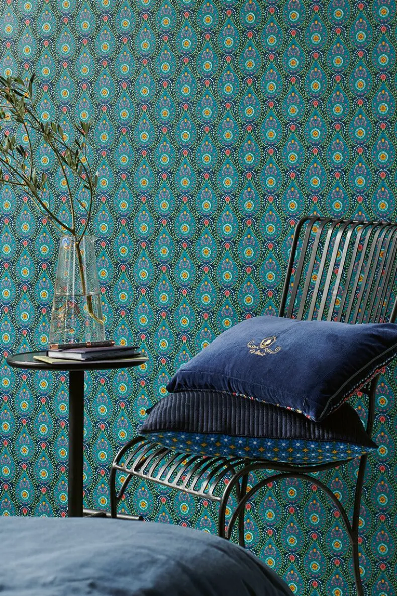 Pip Studio Raindrops Vliesbehang Donker