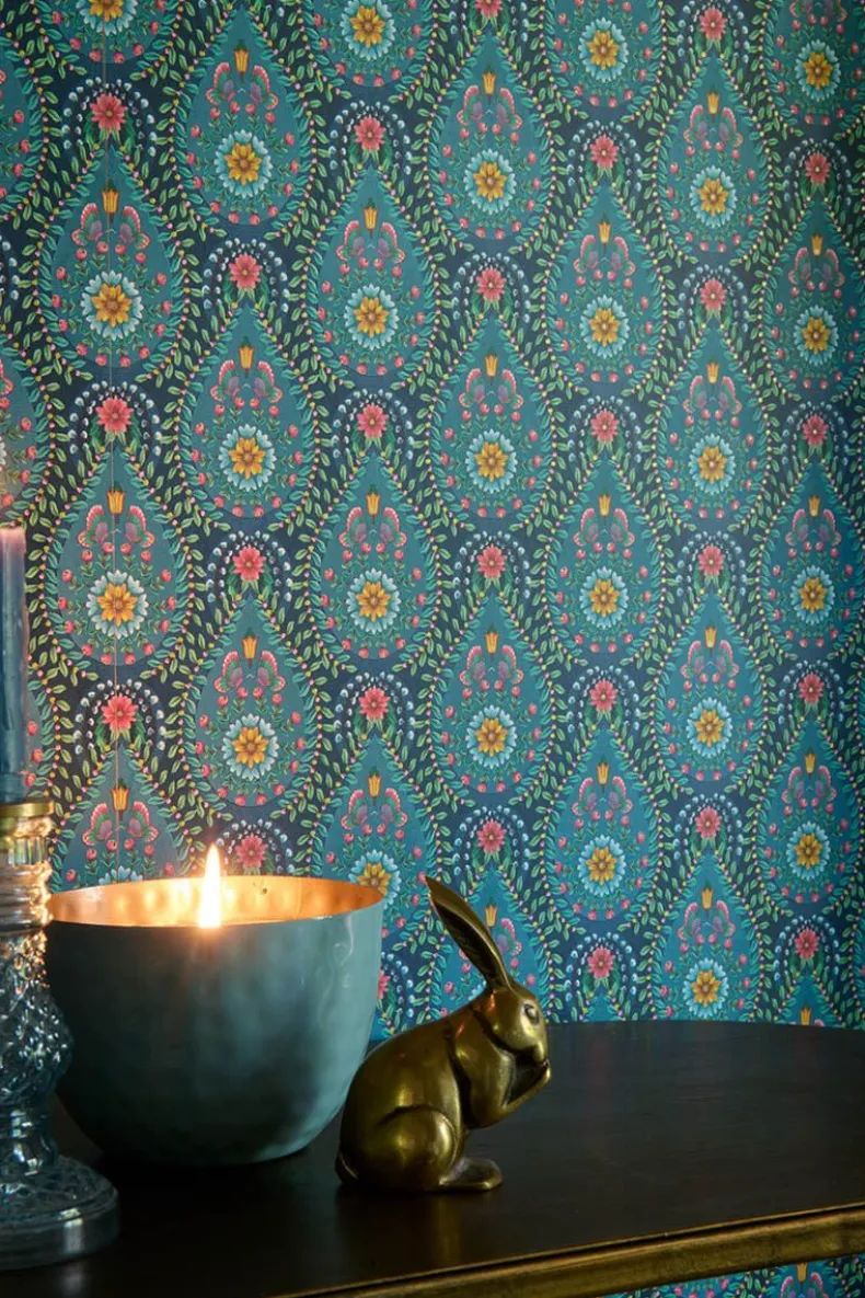 Pip Studio Raindrops Vliesbehang Donker