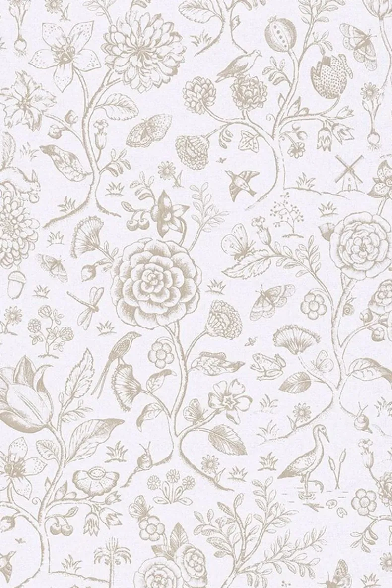 Pip Studio Spring To Life Two Tone Vliesbehang Ecru