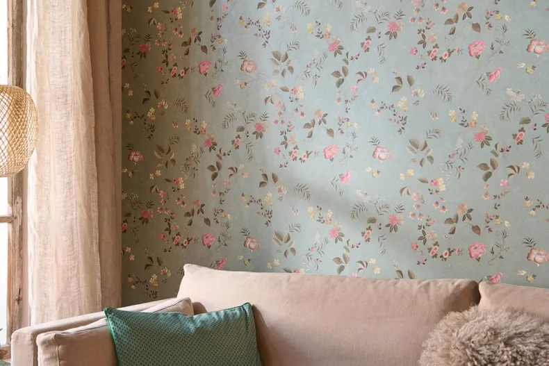 Pip Studio Tokyo Blossom Vliesbehang Jade