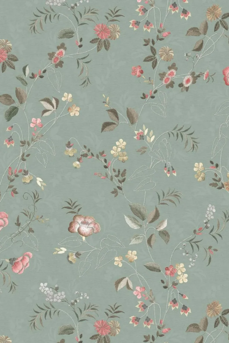 Pip Studio Tokyo Blossom Vliesbehang Jade