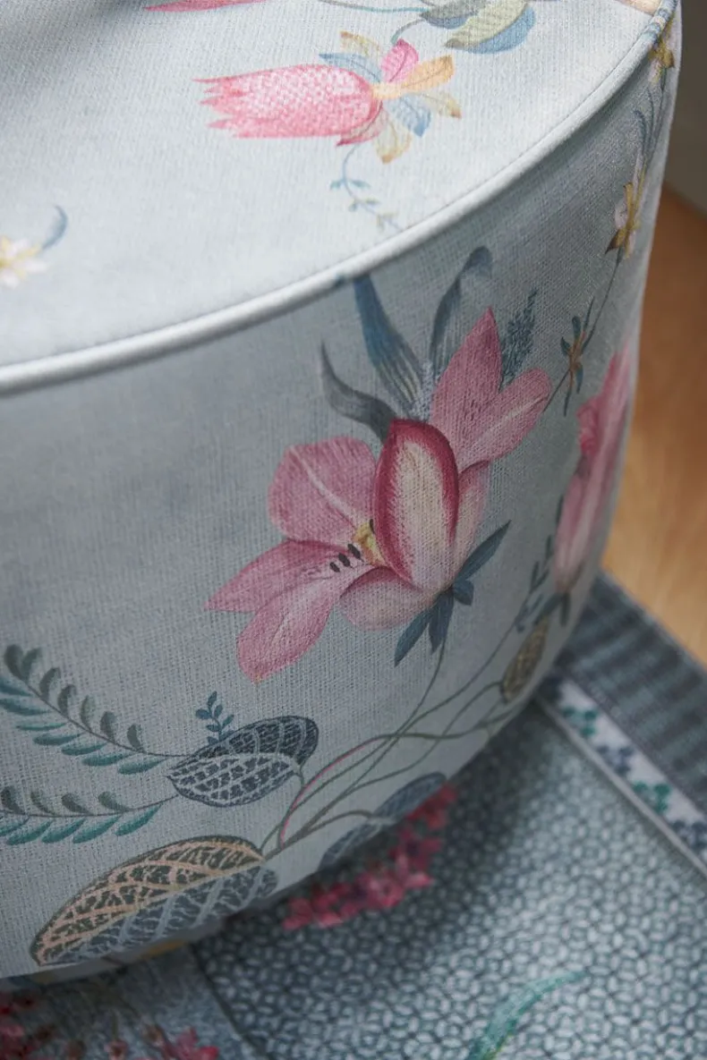 Poef Large Fleur Grandeur Groen