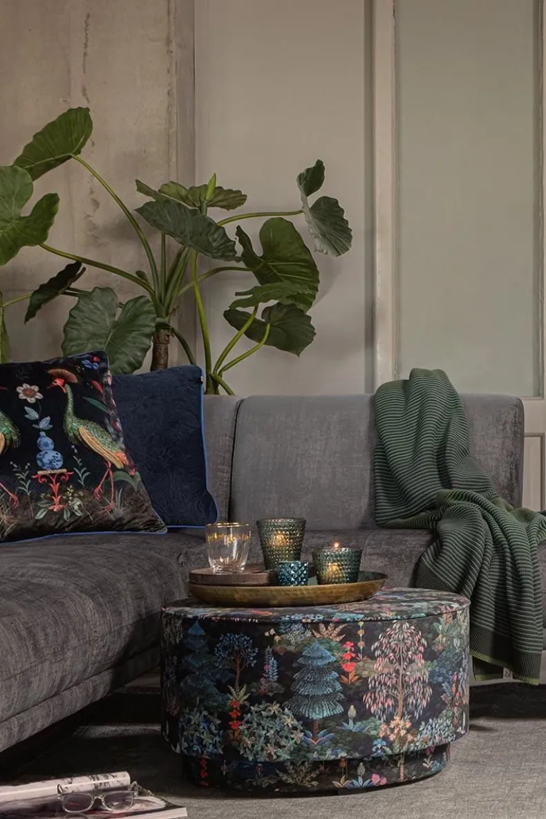 Poef Large Pip Garden Donkerblauw