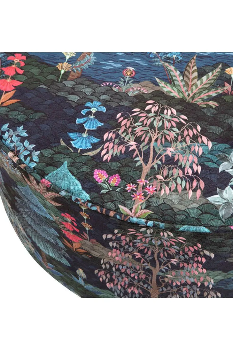 Poef Large Pip Garden Donkerblauw