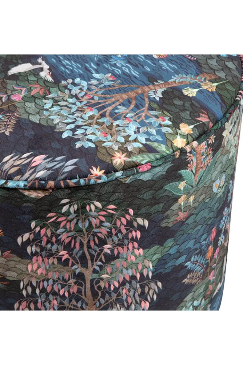 Poef Medium Pip Garden Donkerblauw