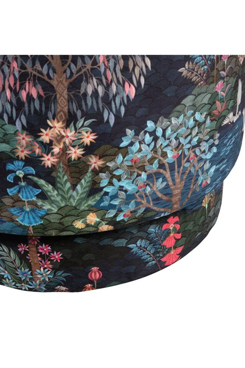 Poef Medium Pip Garden Donkerblauw