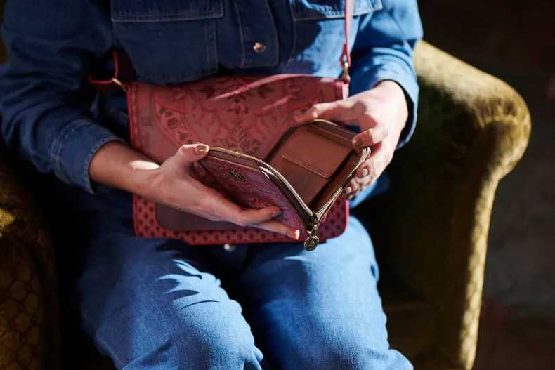 Portemonnee Vierkant Kyoto Festival Donker