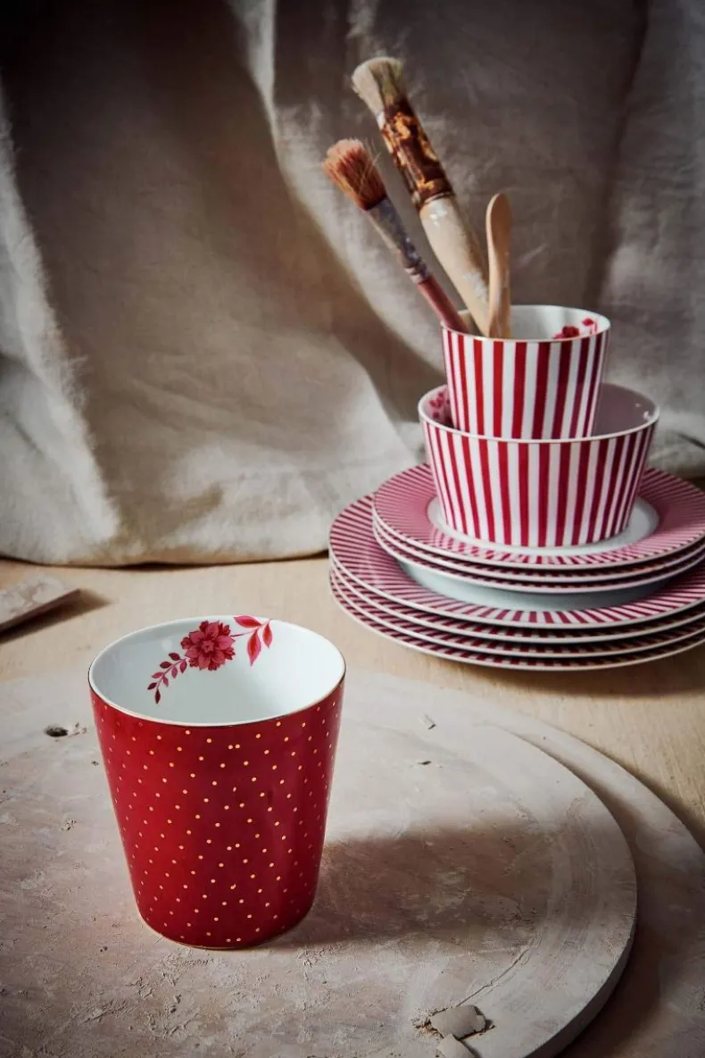 Royal Stripes Mok Stippen Donker