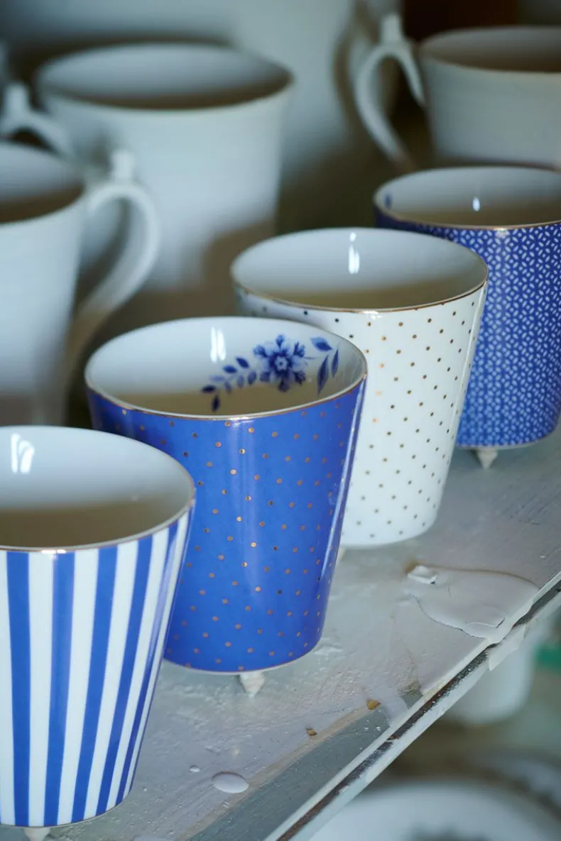 Royal Stripes Mok Dots