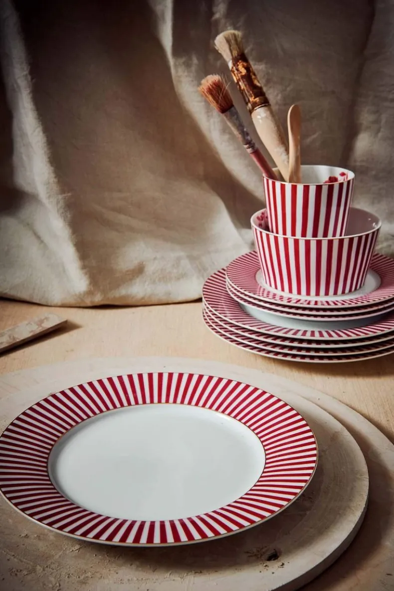 Royal Stripes Ontbijtbord Donker 21Cm