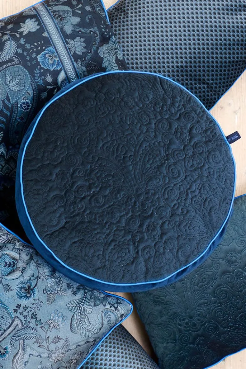 Sierkussen Rond Quiltey Days Donker