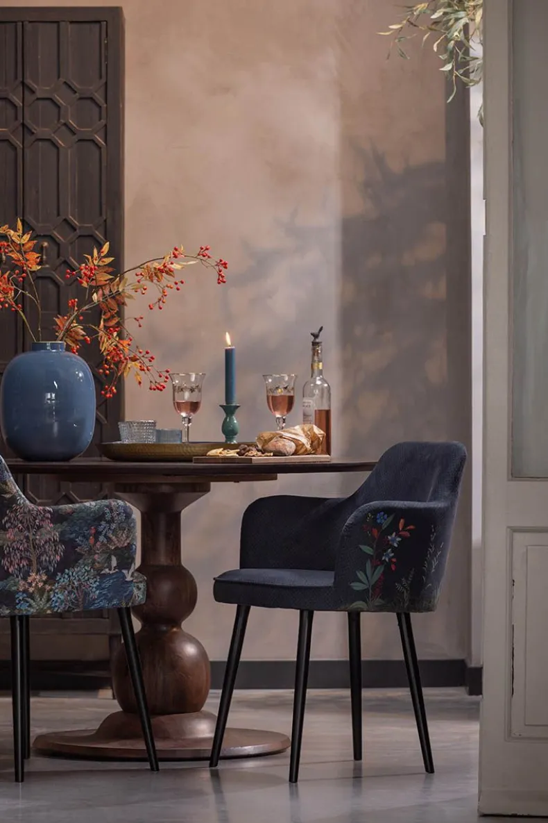 Stoel Flirting Birds Blauw