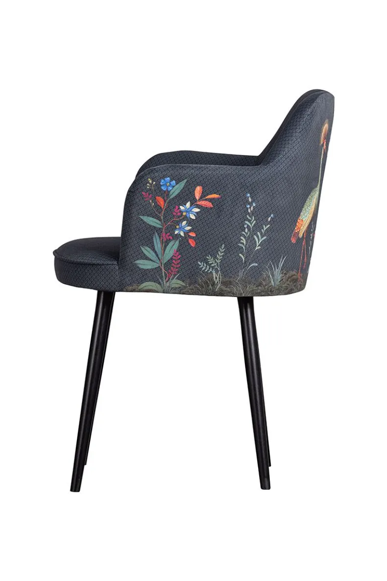 Stoel Flirting Birds Blauw