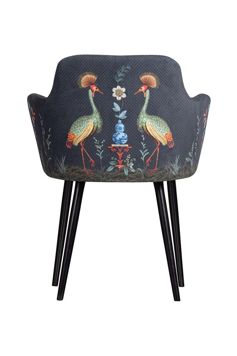 Stoel Flirting Birds Blauw