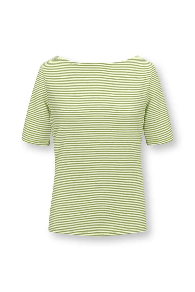 Top Korte Mouw Little Sumo Stripe Fel