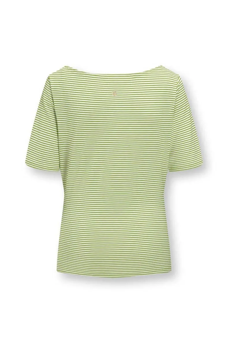 Top Korte Mouw Little Sumo Stripe Fel