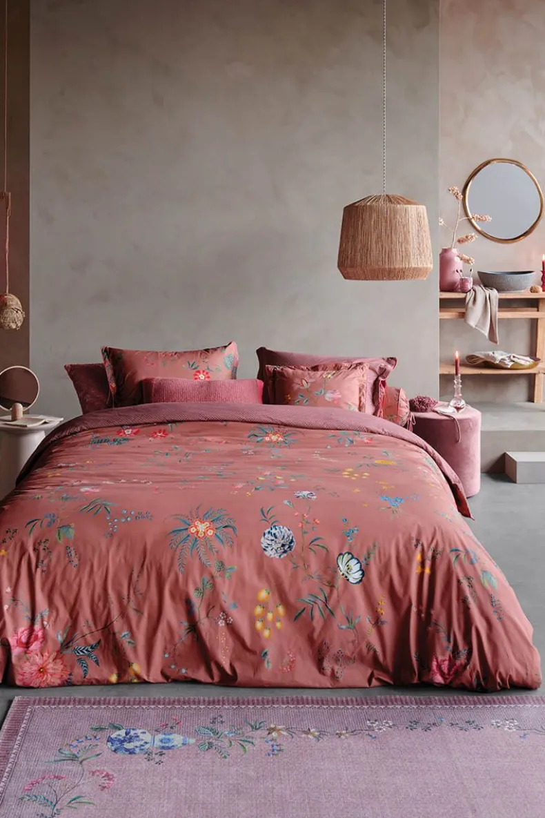 Vierkant Sierkussen Fleur Grandeur