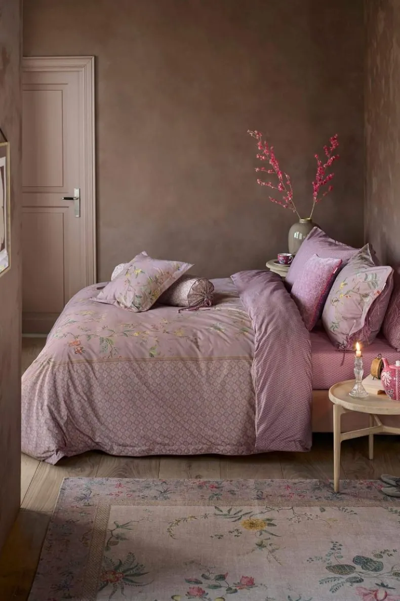 Vierkant Sierkussen Autunno Lila