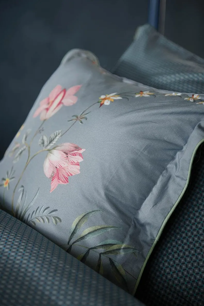 Vierkant Sierkussen Fleur Grandeur