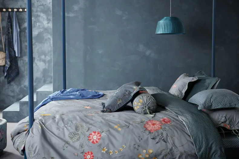 Vierkant Sierkussen Fleur Grandeur