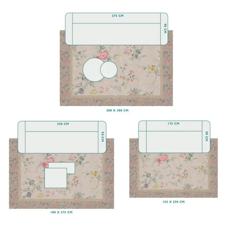 Vloerkleed Fleur Grandeur By Pip