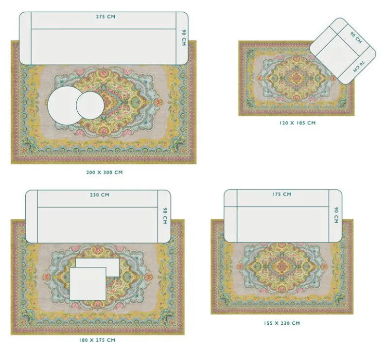 Vloerkleed Majorelle By Pip