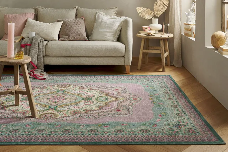 Vloerkleed Majorelle By Pip Lilac/Groen