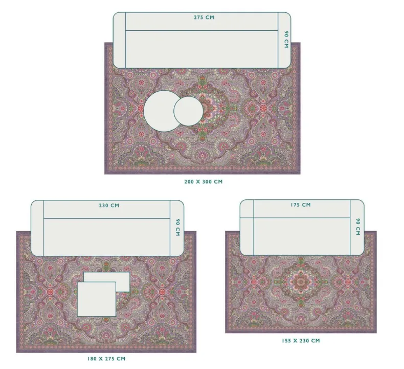 Vloerkleed Moon Delight By Pip Lila