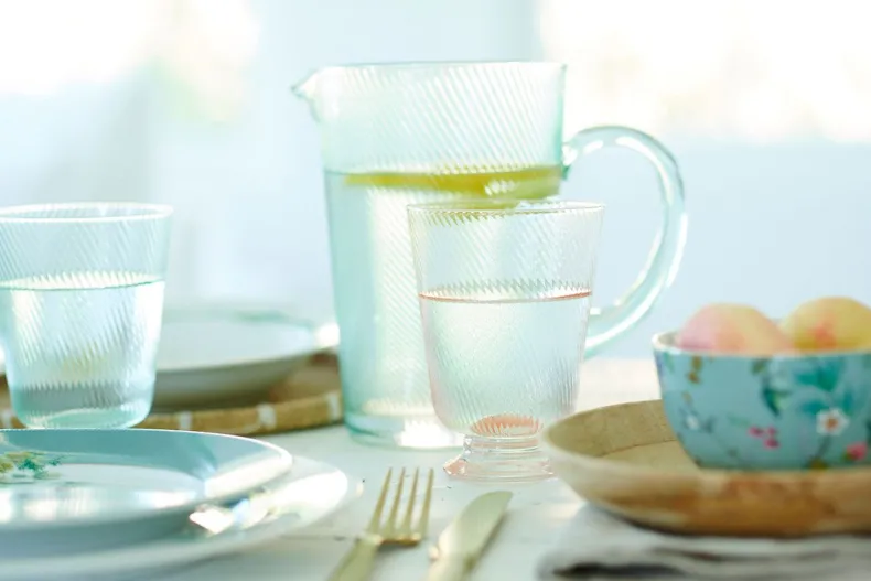 Waterkan Gedraaid Blauw